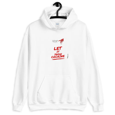 Let It Snow Party Hoodie von NiZED als Streetwear Hoodie, Rave Hoodie und provokantes Outfit