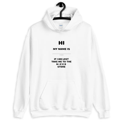 Name Kapuzenpullover von NiZED als Streetwear Hoodie, Rave Hoodie und provokantes Outfit