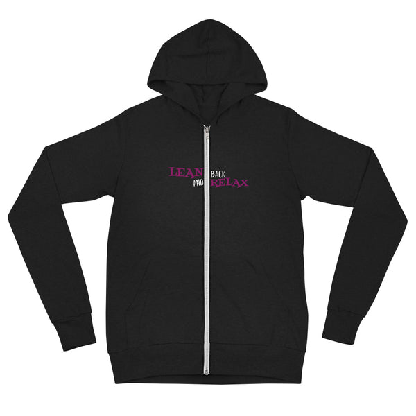 Lean Back and Relax V1 ZIP Hoodie