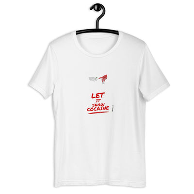 Let It Snow Party Tshirt von NiZED als Statement T-Shirt, Dark Streetwear Shirt und provokantes Outfit