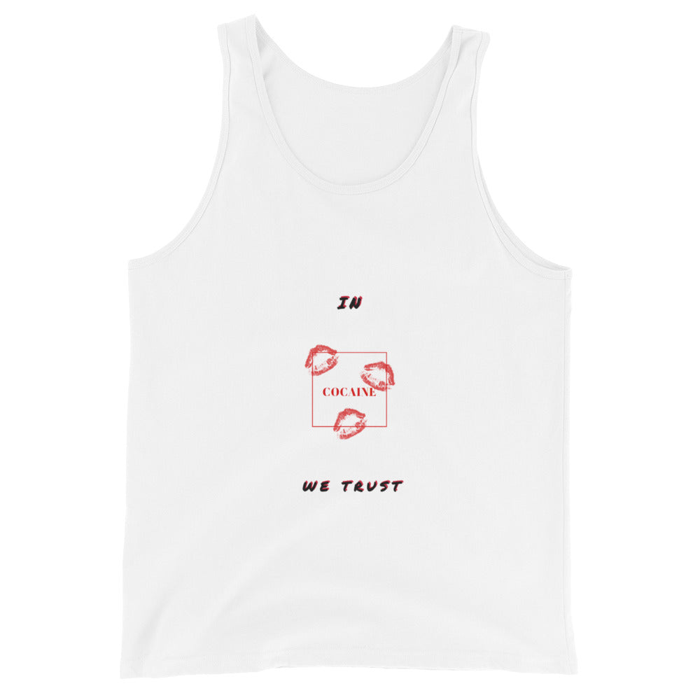 In Cocaine we trust tank top