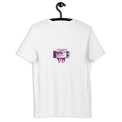 Purple Dreams Tshirt von NiZED als Statement T-Shirt, Dark Streetwear Shirt und provokantes Outfit