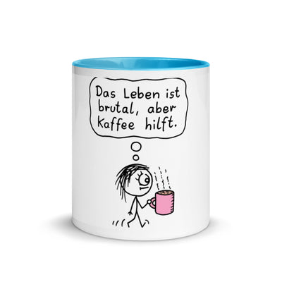 Das Leben Ist Brutal Tasse - Produktbild 8 - NiZED