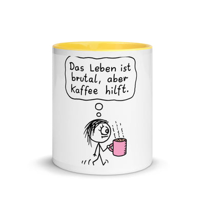 Das Leben Ist Brutal Tasse - Produktbild 11 - NiZED