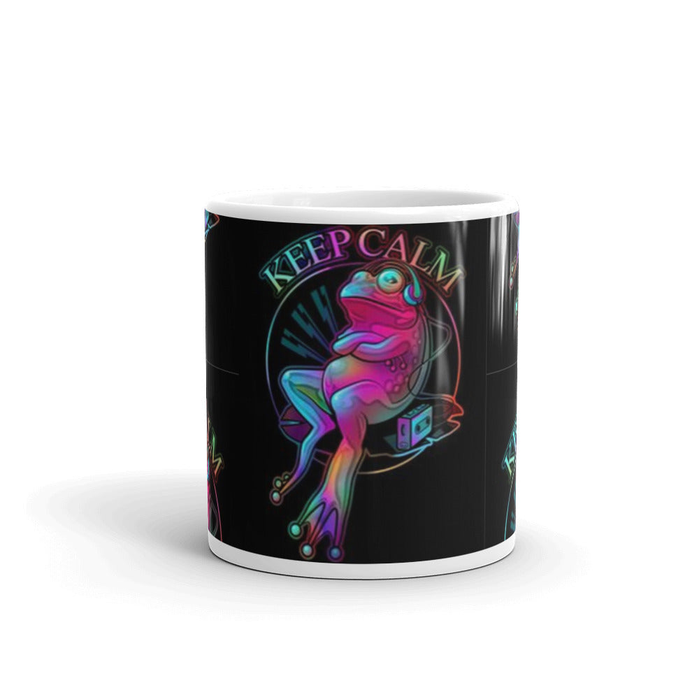 Keep Calm Frog - mug