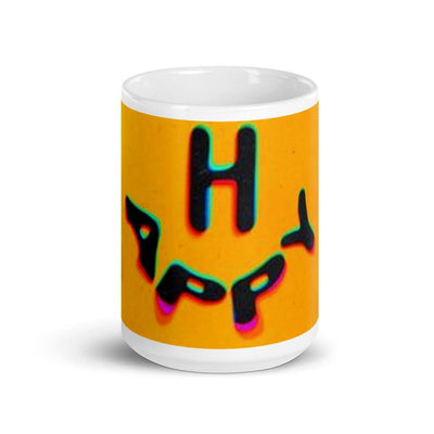 Happy glaenzende Tasse von NiZED als Statement Tasse und provokantes Geschenk