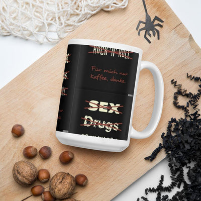Nur Kaffee Hilft Thermo Tasse - Produktbild 2 - NiZED